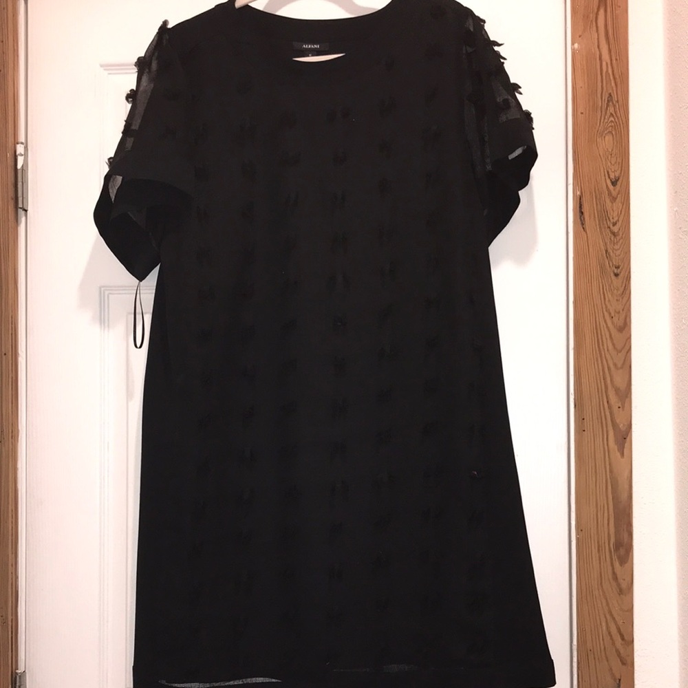Black Modern Shift Dress